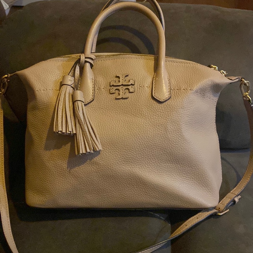 Tory Burch Cream Leather tote